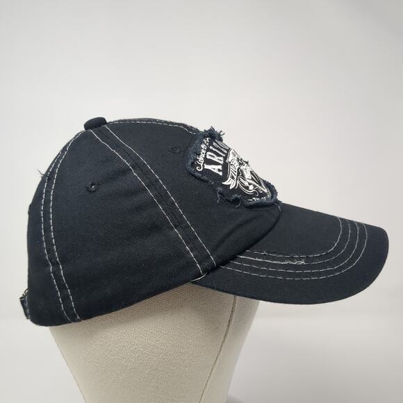 Arizona Wild And Free The Grand Canyon State Baseball Cap Black OS Distressed - Picture 4 of 8